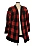 emerald Plaid Red Cardigan Size 2X - photo 1