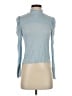 7 For All Mankind Blue Long Sleeve Top Size S - photo 1