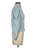 7 For All Mankind Blue Long Sleeve Top Size S - photo 4