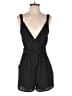 Arden B. 100% Polyester Solid Black Romper Size S - photo 1