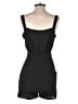 Arden B. 100% Polyester Solid Black Romper Size S - photo 2