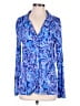 Lilly Pulitzer Paisley Blue Long Sleeve Blouse Size M - photo 1