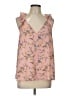 Sugar Lips Pink Sleeveless Blouse Size L - photo 1