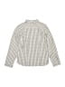 Bonpoint 100% Cotton Checkered-gingham Gray Long Sleeve Button-Down Shirt Size 10 - photo 2