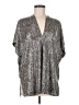 Adrienne Gray Short Sleeve Top Size M - photo 1