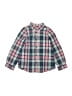 Bonpoint 100% Cotton Plaid Green Long Sleeve Button-Down Shirt Size 6 - photo 1
