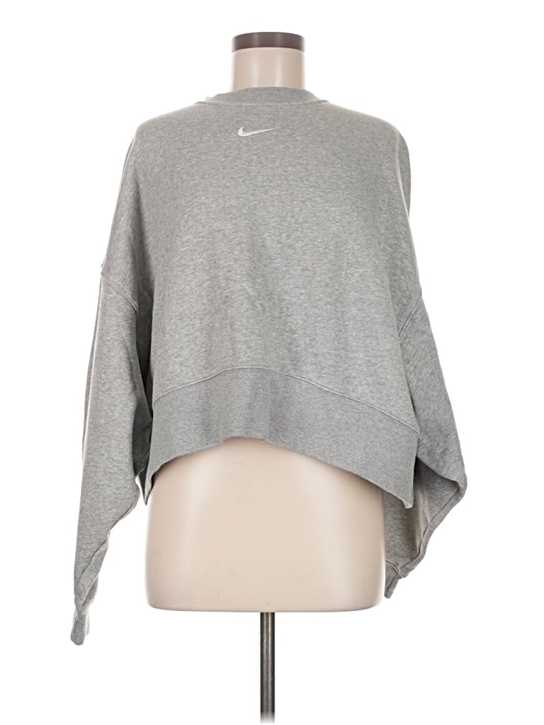 Pre-owned Nike Poncho In Gray