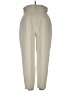 Zara Solid Ivory Casual Pants Size L - photo 2