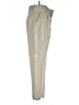 Zara Solid Ivory Casual Pants Size L - photo 4