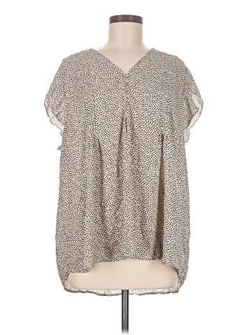 Jones New York Short Sleeve Blouse (view 1)
