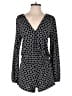 Macbeth Collection by Margaret Josephs Polka Dots Black Romper Size S - photo 1