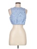 Unbranded 100% Polyester Blue Sleeveless Blouse Size M - photo 1