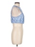 Unbranded 100% Polyester Blue Sleeveless Blouse Size M - photo 4