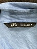 Zara Blue Long Sleeve Button-Down Shirt Size S - photo 7