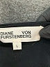Diane von Furstenberg Solid Black Bodysuit Size L - photo 3