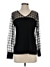 Nine West Black Long Sleeve Top Size S - photo 1