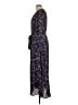 Express 100% Polyester Floral Blue Casual Dress Size L - photo 5