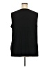 Nina Leonard Solid Black Sleeveless Blouse Size 2X - photo 2