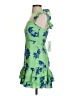 Likely 100% Polyester Tropical Green Cocktail Dress Size 0 - photo 5