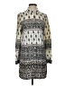 Chico's 100% Rayon Print Gray Casual Dress Size Sm (0) - photo 1