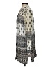 Chico's 100% Rayon Print Gray Casual Dress Size Sm (0) - photo 5