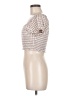 Caution to the Wind Tan Short Sleeve Top Size M (estimated) - photo 5