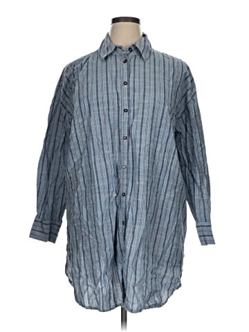 Lane Bryant Long Sleeve Button-Down Shirt (view 1)