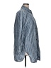 Lane Bryant Stripes Blue Long Sleeve Button-Down Shirt Size 14 - 16 Plus - photo 4