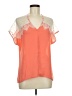 Unbranded Orange Short Sleeve Blouse Size M - photo 1