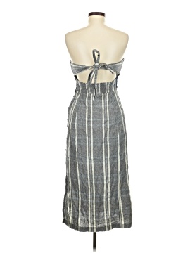knee length dresses for ladies Striped Linen Dress, Summer Dress main image 0
