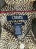 Chaps 100% Cotton Animal Print Brown Long Sleeve Button-Down Shirt Size L - photo 7