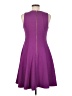 Wisp Solid Purple Cocktail Dress Size 6 - photo 2