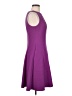 Wisp Solid Purple Cocktail Dress Size 6 - photo 4
