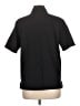 Theory Solid Black Short Sleeve Button-Down Shirt Size L - photo 2