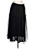 H&M 100% Polyester Polka Dots Black Formal Skirt Size 10 - photo 1