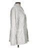 Sanctuary Stripes Silver Long Sleeve Blouse Size L - photo 4