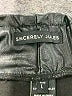 Sincerely Jules Metallic Black Shorts Size L - photo 3