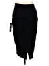 Collection 100% Leather Black Leather Skirt Size 6 - photo 2