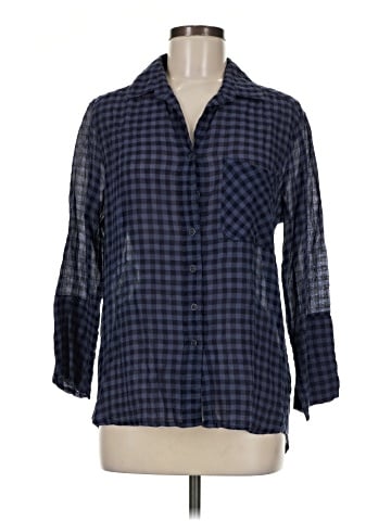 Elliott Lauren 3/4 Sleeve Button-Down Shirt (view 1)