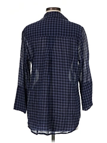 Elliott Lauren 3/4 Sleeve Button-Down Shirt (view 2)