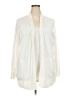 Lands' End 100% Cotton Solid Ivory Cardigan Size 2X - photo 1