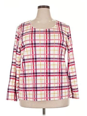 Karen Scott Long Sleeve Blouse (view 1)