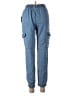 Love Tree 100% Tencel Blue Cargo Pants Size S - photo 2