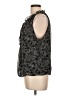 Max Studio 100% Polyester Black Sleeveless Blouse Size L - photo 5