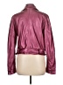 Bebe 100% Polyurethane Burgundy Jacket Size L - photo 2