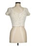 Betsey Johnson 100% Polyester Ivory Cardigan Size M - photo 1