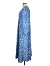 Kaeli Smith Print Blue Casual Dress Size L - photo 5