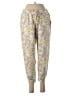 Assorted Brands Floral Yellow Sweatpants Size M - photo 1