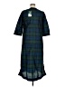 Tuckernuck 100% Polyester Plaid Blue Casual Dress Size XXL - photo 2