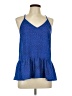 Asher 100% Polyester Blue Tank Top Size L - photo 1